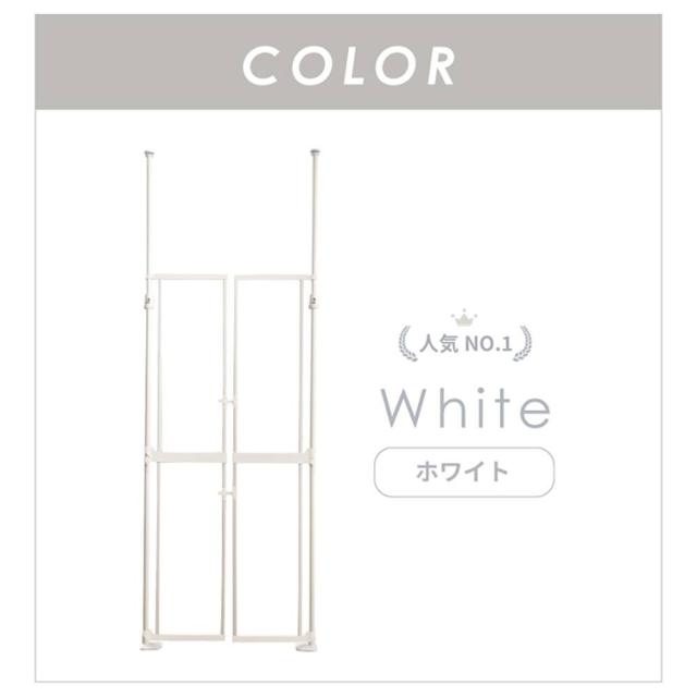 ペットゲート脱走防止飛び出し防止柵キャット用ドッグ用突っ張りクリアパネルケージフェンス脱走防止ゲート透明パネルペットゲート猫犬にゃんドアクリアホワイト 