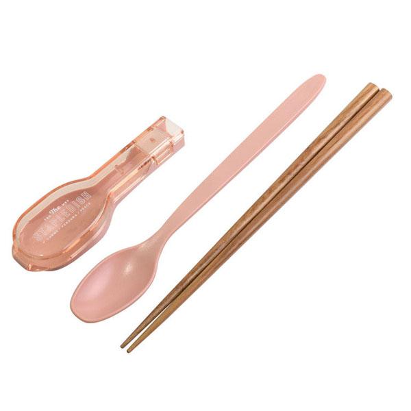 箸スプーンケースコンビセット弁当ランチグッズマイ箸マイカトラリー抗菌安心食洗機箸スプーンケースステイプル抗菌コンビセット＆ハーフケースLサブヒロモリ