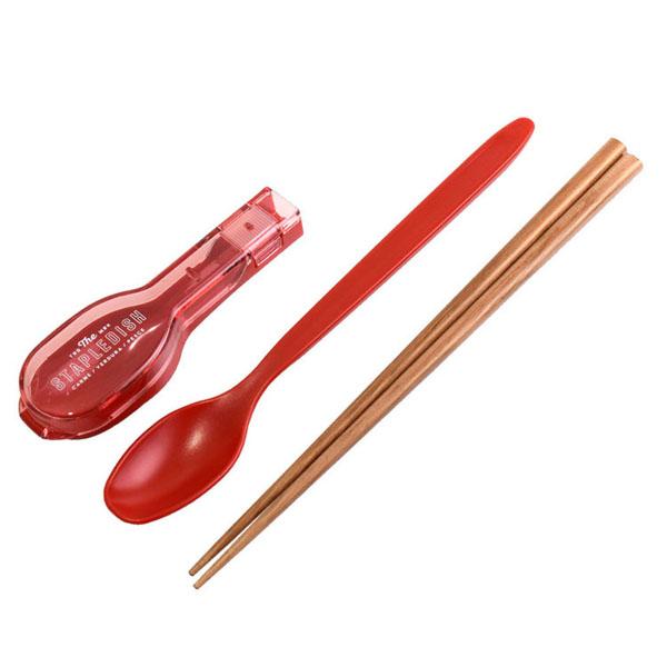 箸スプーンケースコンビセット弁当ランチグッズマイ箸マイカトラリー抗菌安心食洗機箸スプーンケースステイプル抗菌コンビセット＆ハーフケースLサブヒロモリ