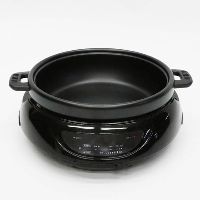2WAYグリルプレート1台2役着脱プレート鍋料理焼き料理ハイパワー1300W無段階温度調節機能着脱プレート深鍋プレートグリルプレート2WAYグリルプレート