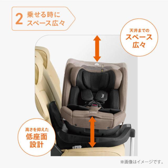 おでかけチャイルドシートコンビ10才頃まで使えるロングユースR129ISOFIX固定回転コンパクトクルムーヴロングR129エッグショックEAコンビ 