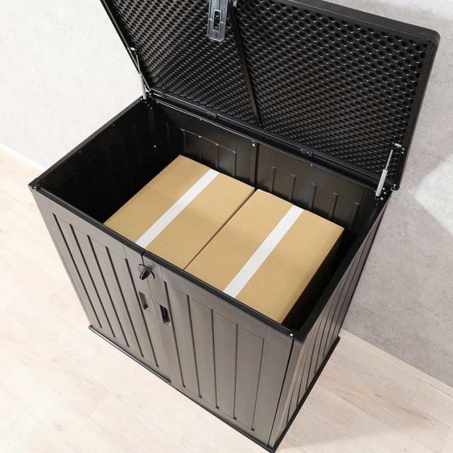 屋外収納庫ガーデンストレージ収納庫アウトドア収納屋外大容量鍵穴付き収納玄関ガーデン屋外収納庫(ガーデンストレージ)