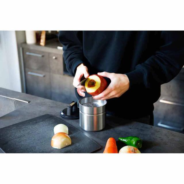 生ゴミキャニスター密閉容器臭い漏れ防止防臭効果キッチン収納コンパクトサイズシンプルデザイン小型ゴミ箱清潔手軽キッチン用品生ごみキャニスター密閉出来る生ゴミキャニスターSシービージャパン 