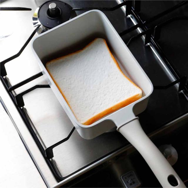 フライパン深型フライパン四角フライパン省スペース焦げ付きにくいスタイリッシュ使いやすい軽量設計IH対応ガス火対応ふらいぱん調理用具フタ付きスクエアSupot深型四角フライパン13×18cmシービージャパン