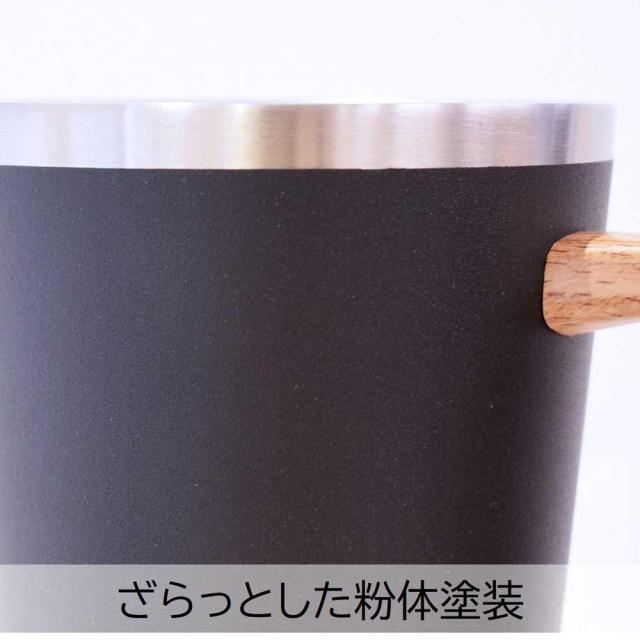 ステンレスタンブラーコンビニコーヒー保冷タンブラー結露予防デスクワーク真空二重構造保温タンブラーマリット　ハンドル付ステンレスタンブラーサブヒロモリ 