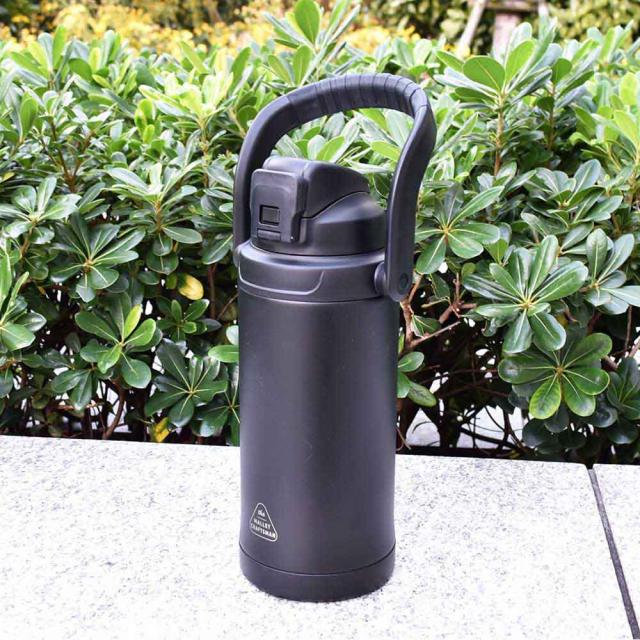 水筒2リットル保冷ボトルステンレスボトル大容量部活アウトドアスポーツジャグ大容量ワンタッチマリット ステンレスワンプッシュ直飲みボトル2Lサブヒロモリ