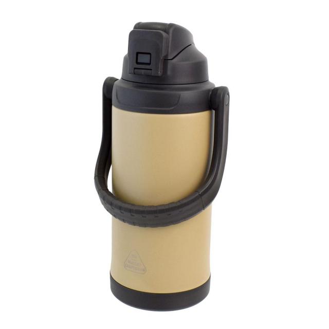 水筒2リットル保冷ボトルステンレスボトル大容量部活アウトドアスポーツジャグ大容量ワンタッチマリット ステンレスワンプッシュ直飲みボトル2Lサブヒロモリ