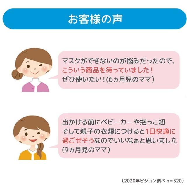 花粉ウイルスウィルスPM2.5新生児赤ちゃんpigeonPigeonピジョンイオンガードベビーバリアミストピジョン