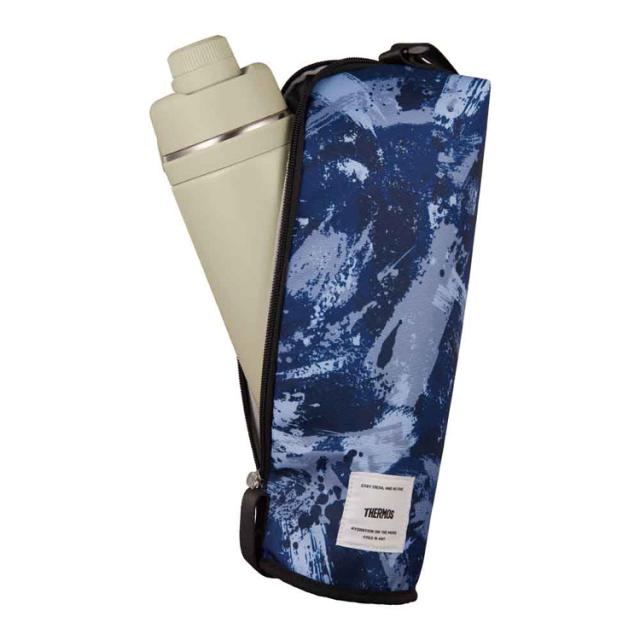 さーもすTHERMOS水筒ケースボトルポーチ袋持ち運び保護ショルダー付手洗い可能サーモス水筒用ポーチ保冷断熱保冷マイボトルポーチ1.5L 