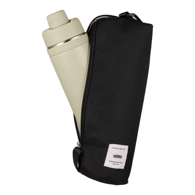 さーもすTHERMOS水筒ケースボトルポーチ袋持ち運び保護ショルダー付手洗い可能サーモス水筒用ポーチ保冷断熱保冷マイボトルポーチ1.5L 