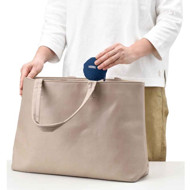 さーもすTHERMOSエコバック丸めるコンパクト洗濯機OK買い物サーモスエコバックコンパクト洗濯機OKたたまず丸めるエコバッグ18L