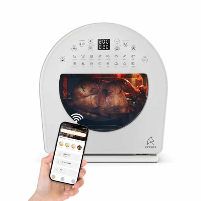ノンフライオーブンChefシェフ熱風循環スマート家電IoT機能AO502EPEIOSエペイオスEPEIOSFoElemスマートノンフライオーブンChefEPEIOS