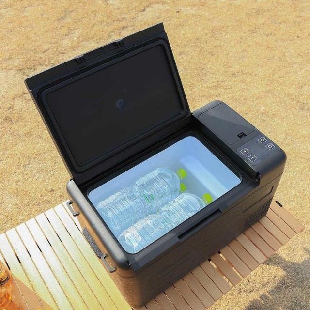 ポータブル冷蔵冷凍庫車載冷蔵冷凍庫サブ冷凍庫保温・冷温庫車載冷蔵庫冷凍庫車載冷蔵冷凍庫22Lブラック 