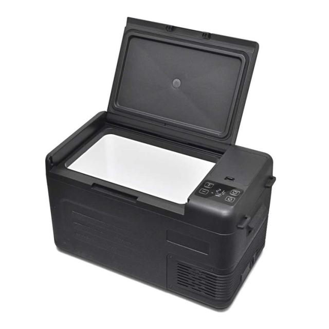 ポータブル冷蔵冷凍庫車載冷蔵冷凍庫サブ冷凍庫保温・冷温庫車載冷蔵庫冷凍庫車載冷蔵冷凍庫22Lブラック 