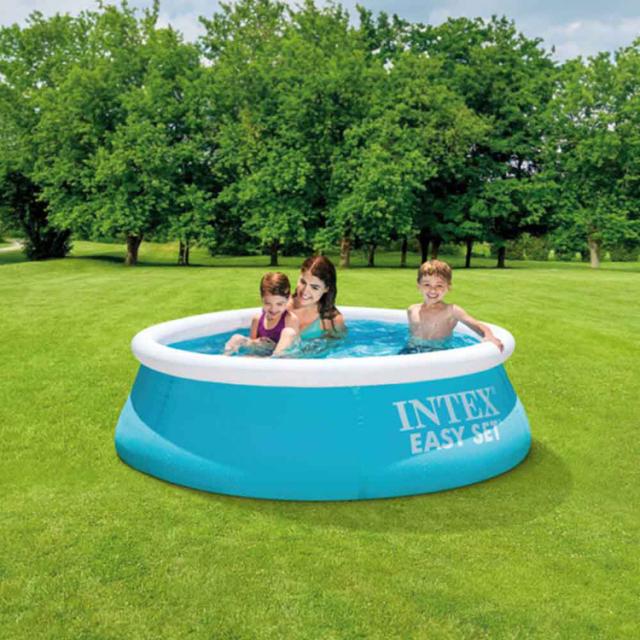 ビニールプール大型家庭用プール庭AGPワンタッチ組み立て不要遊具イージーセットプールINTEX 