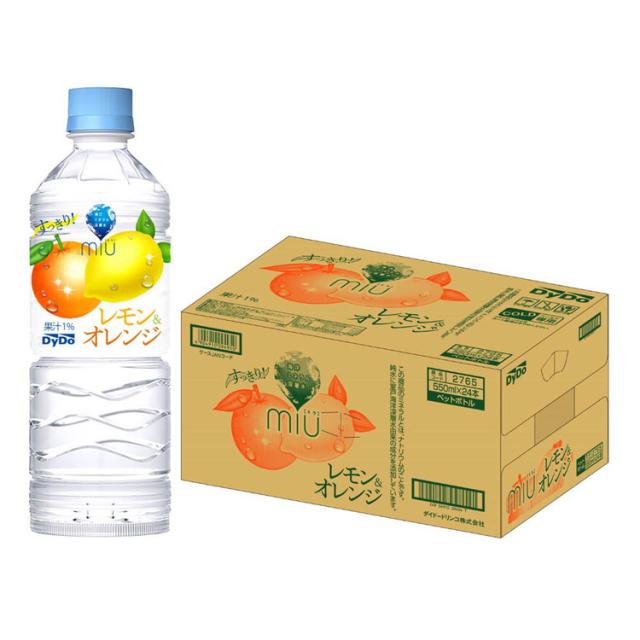 ダイドー熱中症対策ミネラル塩分レモンオレンジフレーバー柑橘水ミウミウレモンアンドオレンジ×48本ダイドードリンコ 