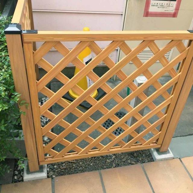 エクステリアラティス樹脂ラティスフェンス目隠しレシナ-gラティス18903枚セット旭興進