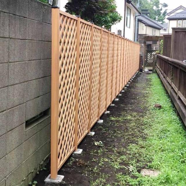 エクステリアラティス樹脂ラティスフェンス目隠しレシナ-gラティス18903枚セット旭興進