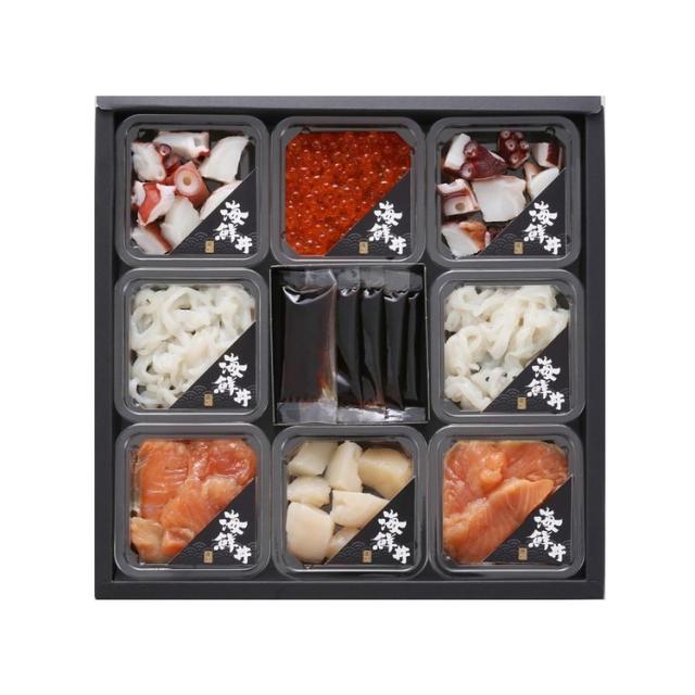 海鮮北海道丼いか鮭たこ北海道産海鮮丼セット