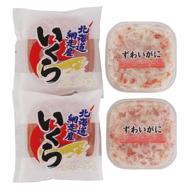 海鮮北海道かにおおずわいいくら丼二色北海道産かに・いくら丼セット