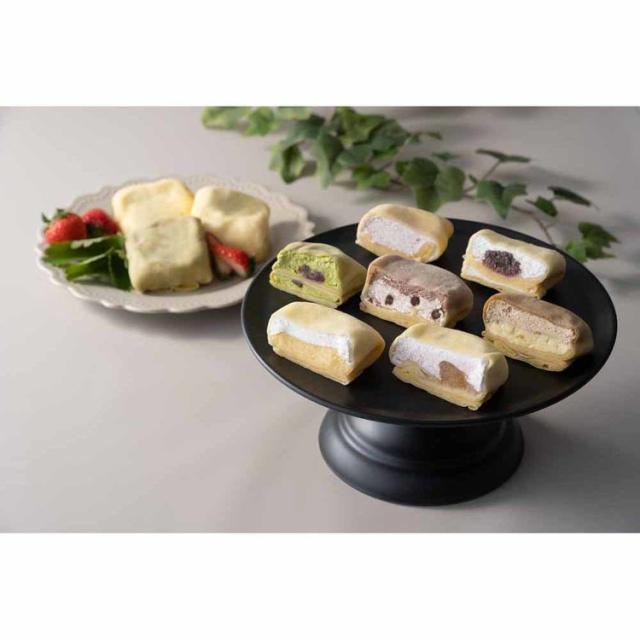 ギフトスイーツクレープ手包み【倉庫登録】7種の手包みもちっとクレープ10個