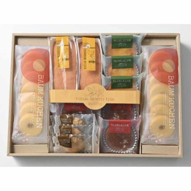 ギフトスイーツクッキーマドレーヌバームクーヘン【倉庫登録】有精卵を使ったこだわりスイーツセット 