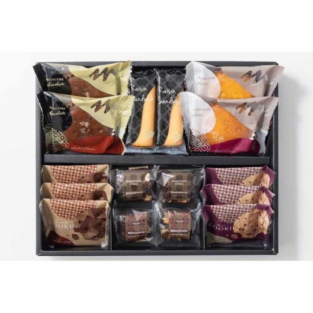 ギフトスイーツ焼菓子ホテルオークラレーズンクッキーマドレーヌドライフルーツブラウニー【倉庫登録】スイーツギフト16個