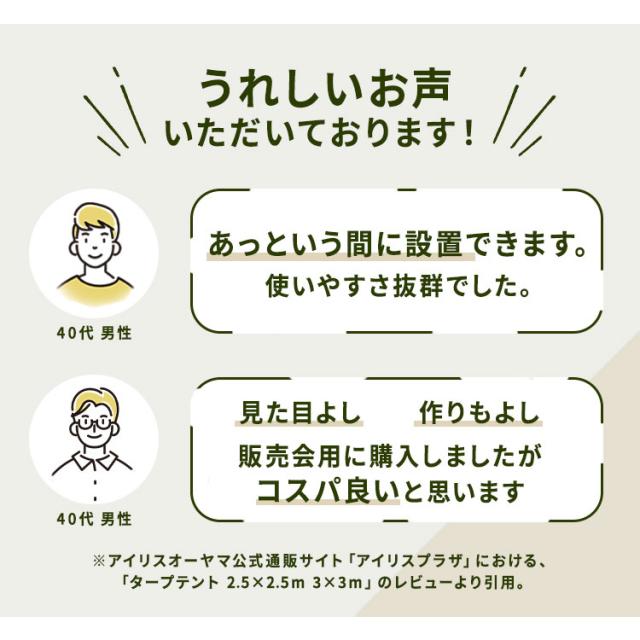 テント タープテント アウトドア 幅3.0m 3.0×3.0m TP-300 大型 日よけ UVカット 耐水 キャンプ レジャー バーベキュー 送料無料 収納バッグ付き 頑丈 ファミリー フルクローズ ワイド コンパクト 海 川 フェス 公園 庭