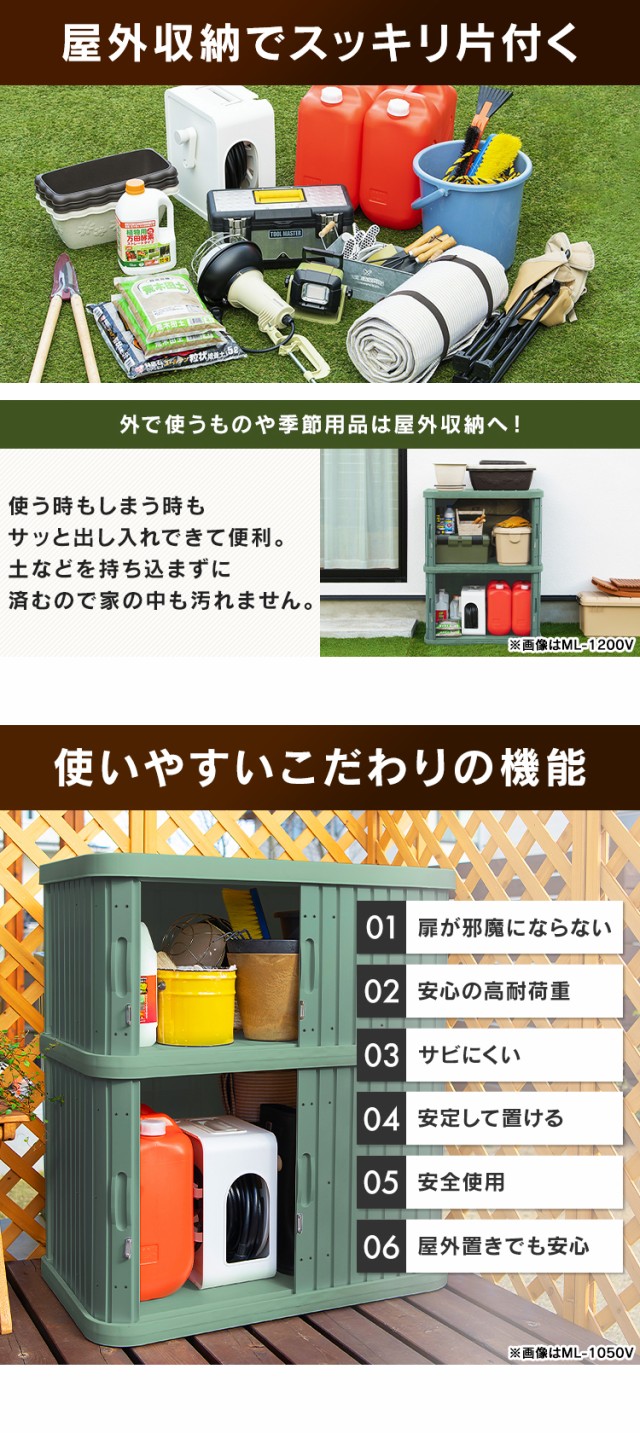 最新の激安 物置 収納庫 倉庫 屋外収納庫 屋外倉庫 庭 ベランダ 物置収納の通販はau PAY マーケット - garden living|商品ロットナンバ おしゃれ 屋外 ML-800V 幅90 奥行52 高80 両開き スリム 小型物置 屋外物置 国産大得価