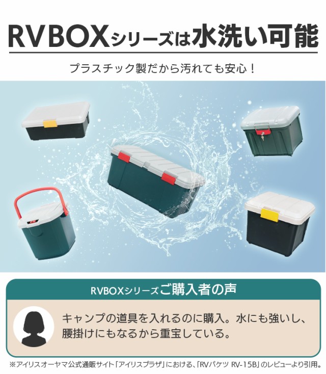 収納 ボックス 車 密閉RVBOX RVボックス 700 グレー/ダークグリーン 幅