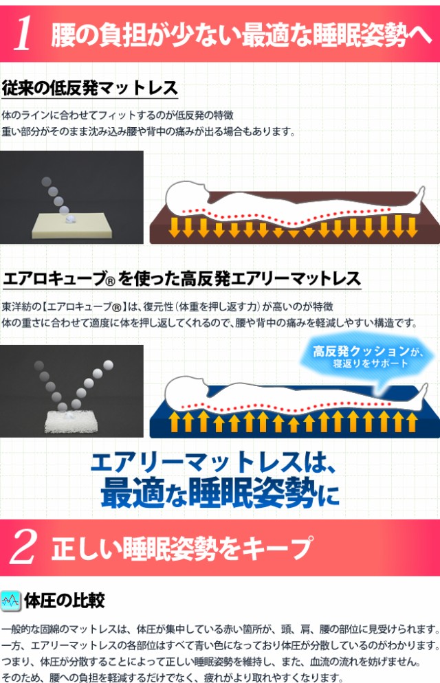 再入荷得価 高反発 送料無料の通販はau PAY マーケット - アイリスプラザ au PAYマーケット店|商品ロットナンバー エアリーリクライニングベッド シングル リクライニング ベッド OTB-ARH アイリスオーヤマ 通販超激得