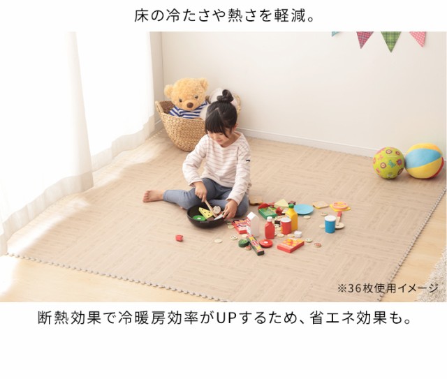 最安値通販 ジョイントマット ラグ ラグマット セット 連結マット ジョの通販はau PAY マーケット - アイリスプラザ au PAYマーケット店| 18枚セット 木目調 32cm×32cm 1畳 厚さ1cm 防音 丸洗いOK JTM-32 WOD 9枚×2 全国無料低価