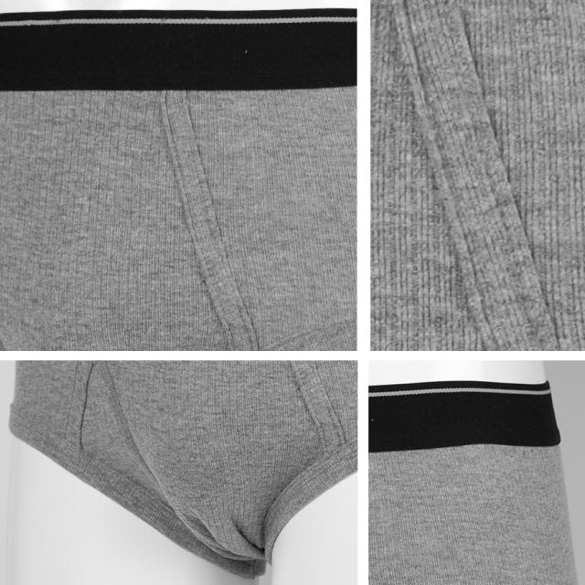 抗菌防臭加工 リブ天ゴムブリーフ 2枚組×5セット M〜LL (在庫限り)