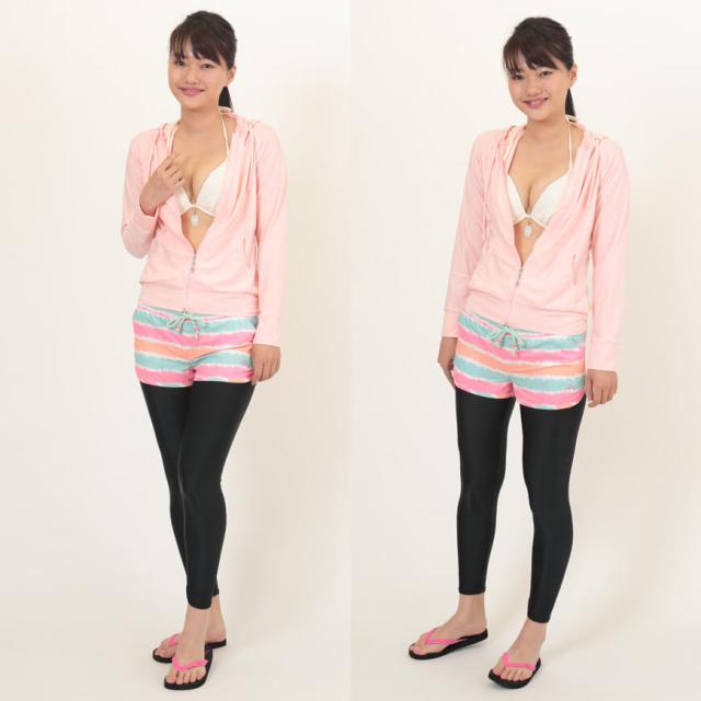 ラッシュガード レギンス レディース 2枚セット M-L〜5L