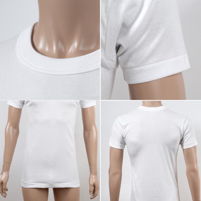 BVD メンズ 半袖シャツ クルーネック 綿100％ 6枚セット S〜LL