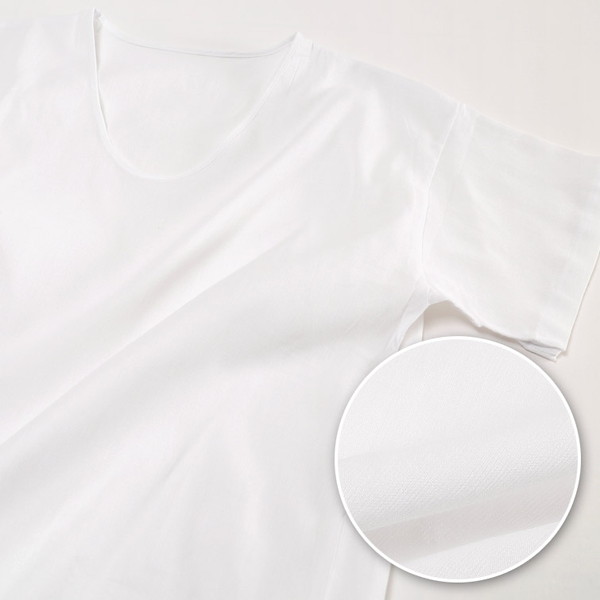 メンズ 肌着 綿 半袖 シャツ U首 2枚組 M〜LL (在庫限り)