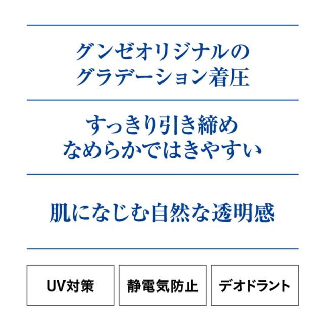 グンゼ サブリナ 着圧ストッキング 足首13hPa レディース S-M〜L-LL