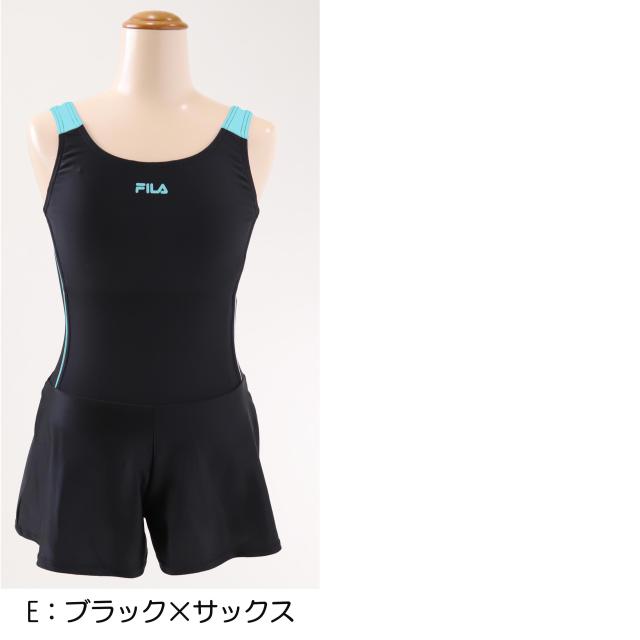 スクール水着 女の子 キュロット キッズ 水着 子供 FILA 120cm〜180cm