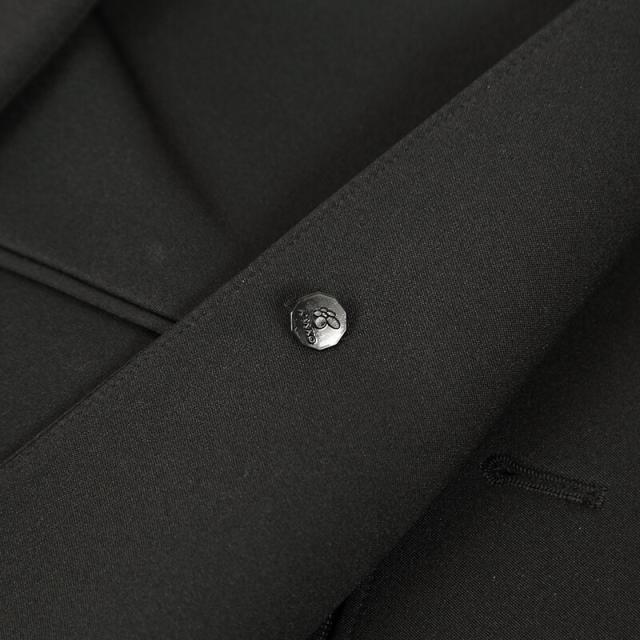 学生服 学生服 裏ボタン 黒プラスチック