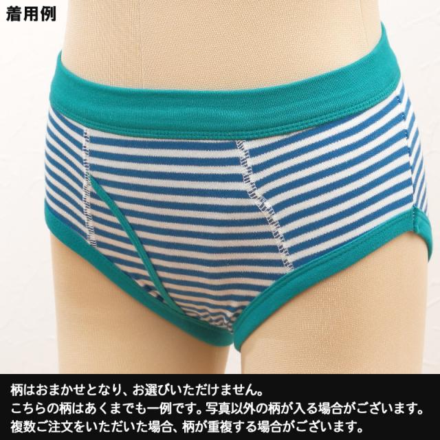 男児 柄おまかせ 前あきブリーフ 3枚組 100 110 120 130 cm