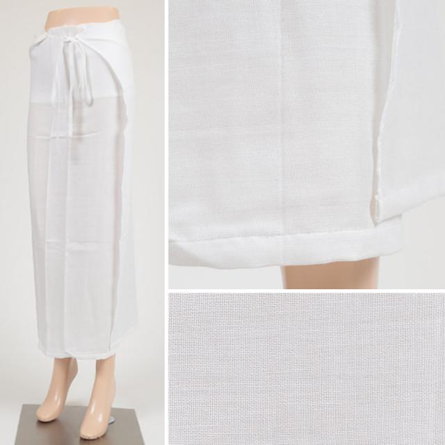 日本製 レディース 綿100% 二重織ガーゼ 和装裾除け 2枚組 (M・L)ON【和装呉服】 (取寄せ)