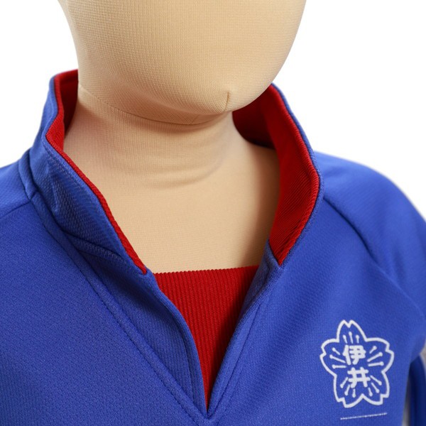 ギャレックス 体操服 長袖トレシャツ 校章プリントあり 160cm・170cm (送料無料) (取寄せ)