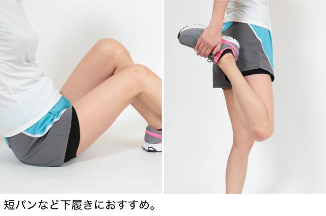 スパッツ 1分丈 綿 4枚セット M-L〜5L(送料無料)