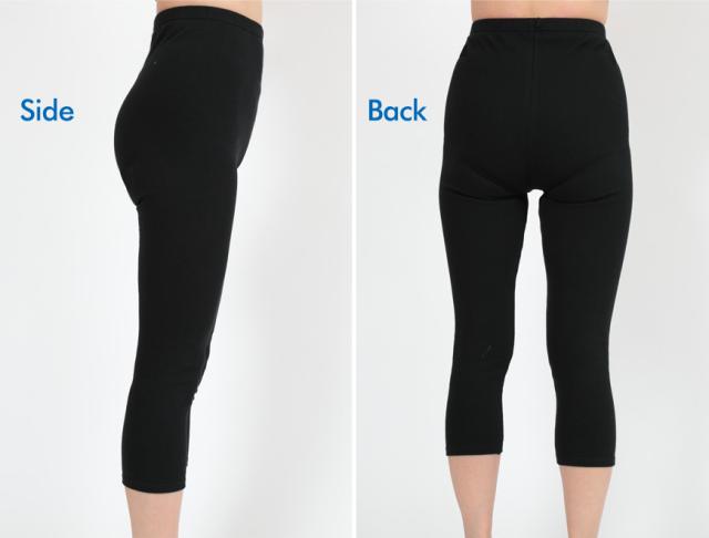 スパッツ 7分丈 綿 3枚セット M-L〜5L(送料無料)