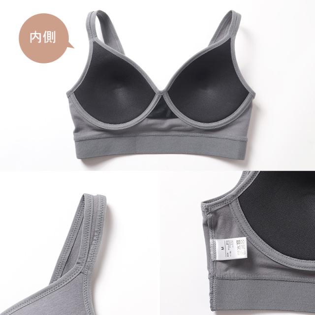 ノンワイヤー モールドカップブラ ノンワイヤーブラ SS S M L