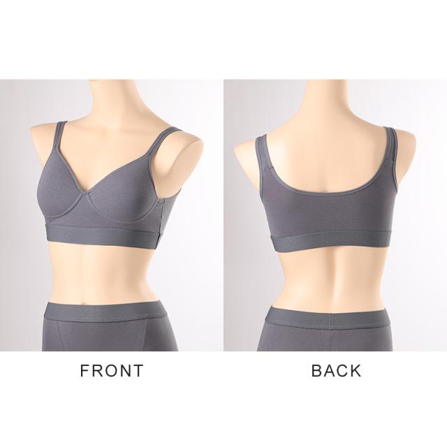 ノンワイヤー モールドカップブラ ノンワイヤーブラ SS S M L