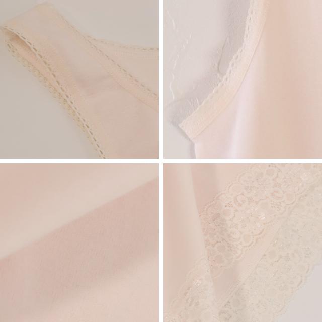 シュミーズ タンクトップ 綿100% M〜LL