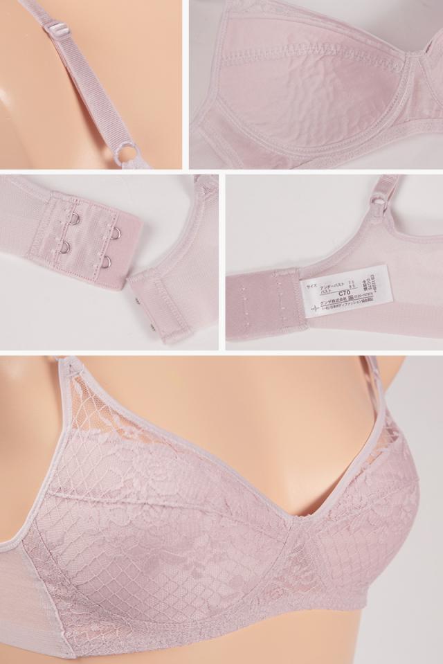 グンゼ 軽ブラ ノンワイヤー ブラジャー レディース 軽い 薄い 速乾 A70〜C80