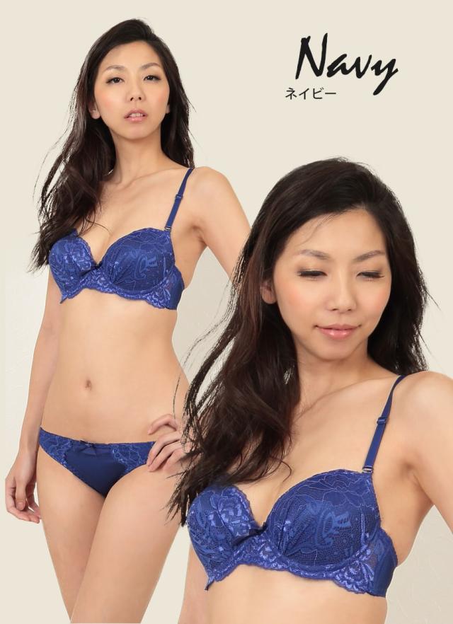 ブラジャー ショーツ セット 脇肉 盛りブラ 谷間 レース A70〜D85