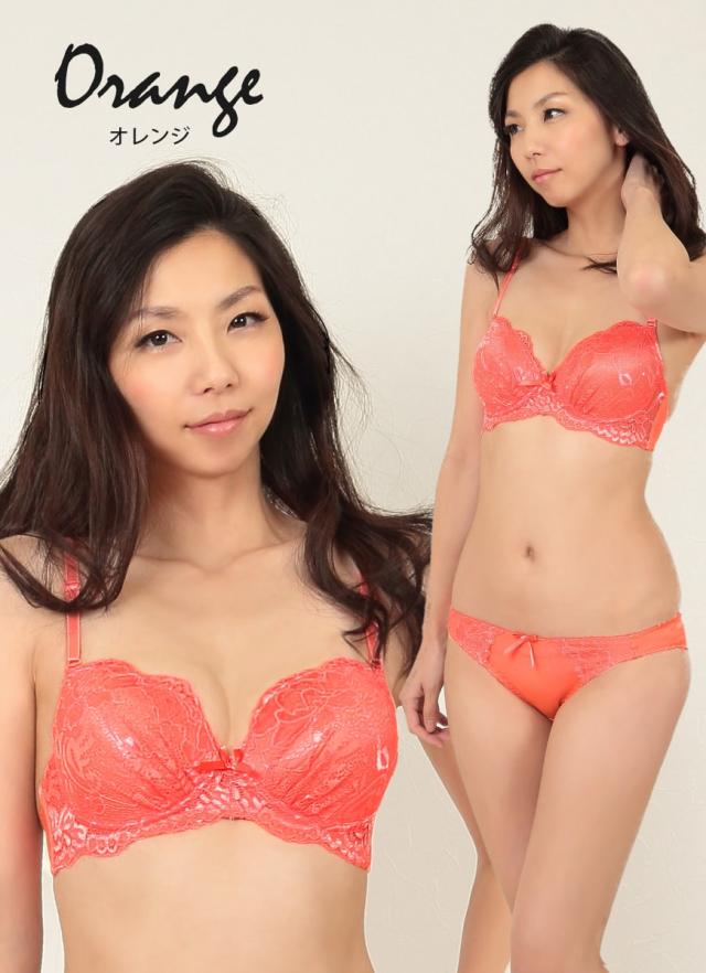 ブラジャー ショーツ セット 脇肉 盛りブラ 谷間 レース A70〜D85